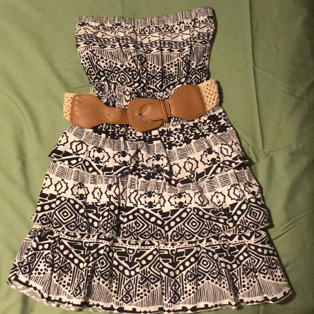 Strapless dress